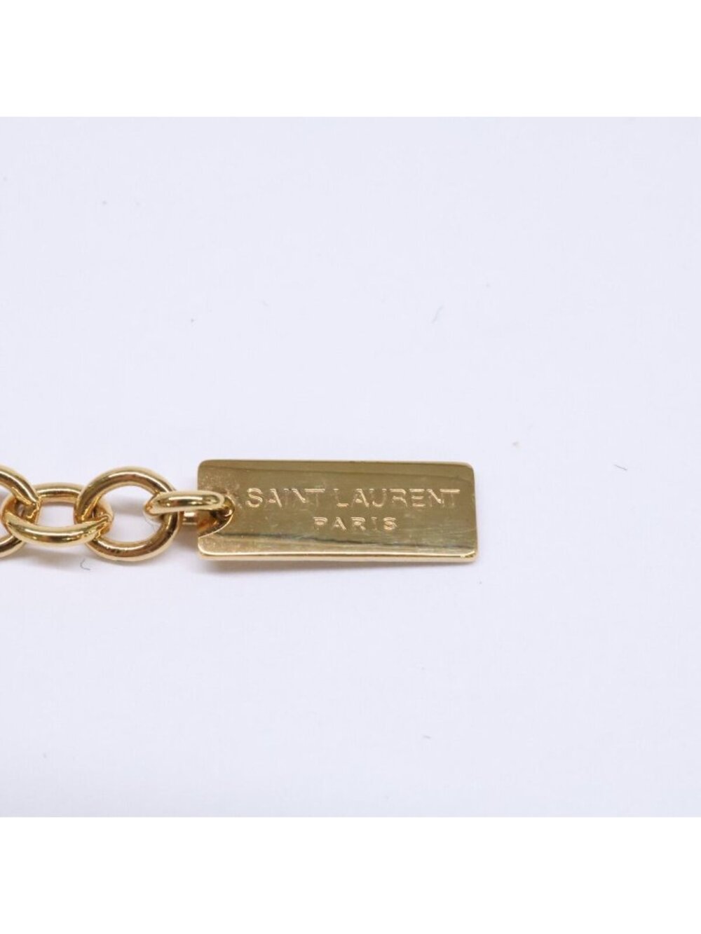 Saint Laurent Paris Same Gold Cabchain Necklace - Picture 5 of 7
